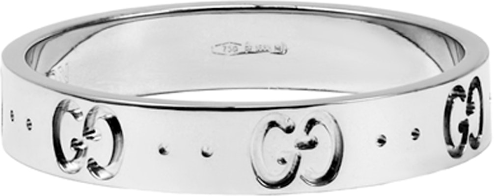 (Women) GUCCI Icon Series Ring Silver with Gold Decor 18k White Gold YBC073230002 Lookbook (Women) GUCCI Icon Series Ring Silver with Gold Decor 18k White Gold YBC073230002