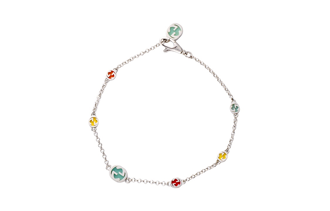 (Women) GUCCI Iconic Logo 925 Silver Bracelet for Women - Silver. 728951-J89B4-8519