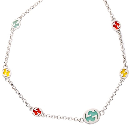 (W) GUCCI 經典標誌925純銀女士手鍊 - 銀色 728951-J89B4-8519 Lookbook (W) GUCCI 經典標誌925純銀女士手鍊 - 銀色 728951-J89B4-8519