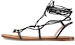 Buy (W) Gucci Interlocking 'Sandal Kulit Hitam Terbuka' 738680-BKO00-1000