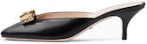 (W) Gucci Interlocking 'Sandal Stiletto Kulit Hitam' 738685-AAB7M-1192