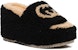 (W) Gucci Interlocking 'Black Mule Wedge' Kasut Tumit Tinggi Hitam 673663-D0L00-1046