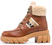 Buy (W) Bota Gucci Interlocking Marrón de Cordones y Tobillo 670406-DTNH0-2561