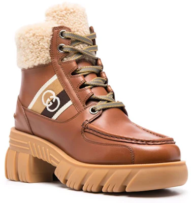 (W) Bota Gucci Interlocking Marrón de Cordones y Tobillo 670406-DTNH0-2561 Lookbook (W) Bota Gucci Interlocking Marrón de Cordones y Tobillo 670406-DTNH0-2561