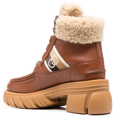 (W) Bota Gucci Interlocking Marrón de Cordones y Tobillo 670406-DTNH0-2561 Shop (W) Bota Gucci Interlocking Marrón de Cordones y Tobillo 670406-DTNH0-2561