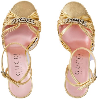 (Women) Gucci Interlocking 'Gold Logo Stiletto Slide' 723417-B8B00-8053 Shop (Women) Gucci Interlocking 'Gold Logo Stiletto Slide' 723417-B8B00-8053