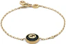 Buy (Women) GUCCI Interlocking Double G 18K Gold Onyx Diamond Bracelet for Women Gold 786556J85L08093