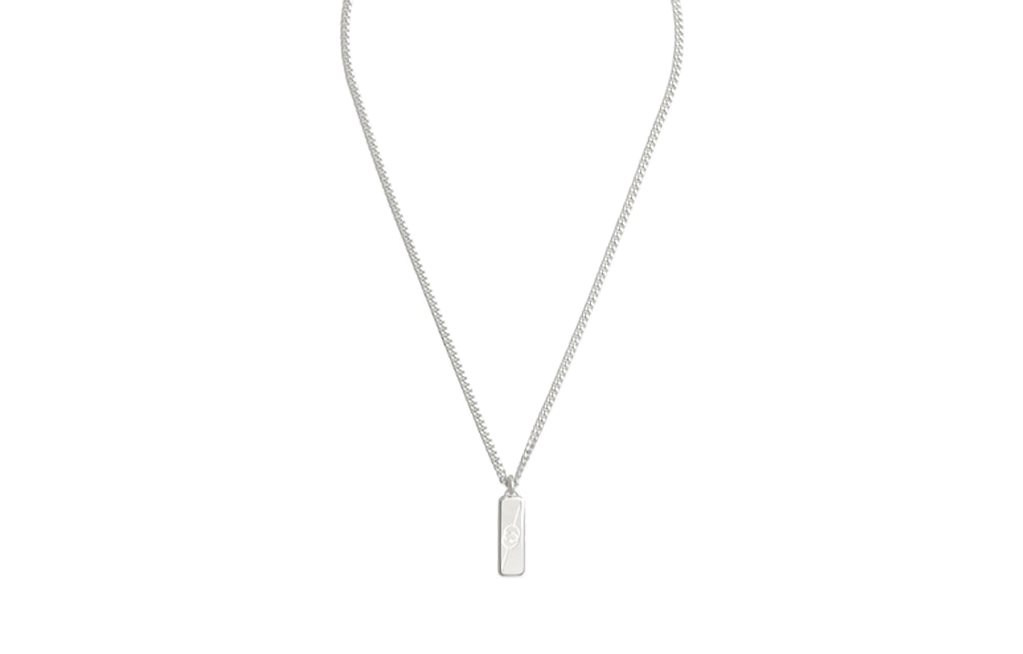 (Women) GUCCI Interlocking Double G 925 Silver Necklace for Women - Silver. 774055J84008106