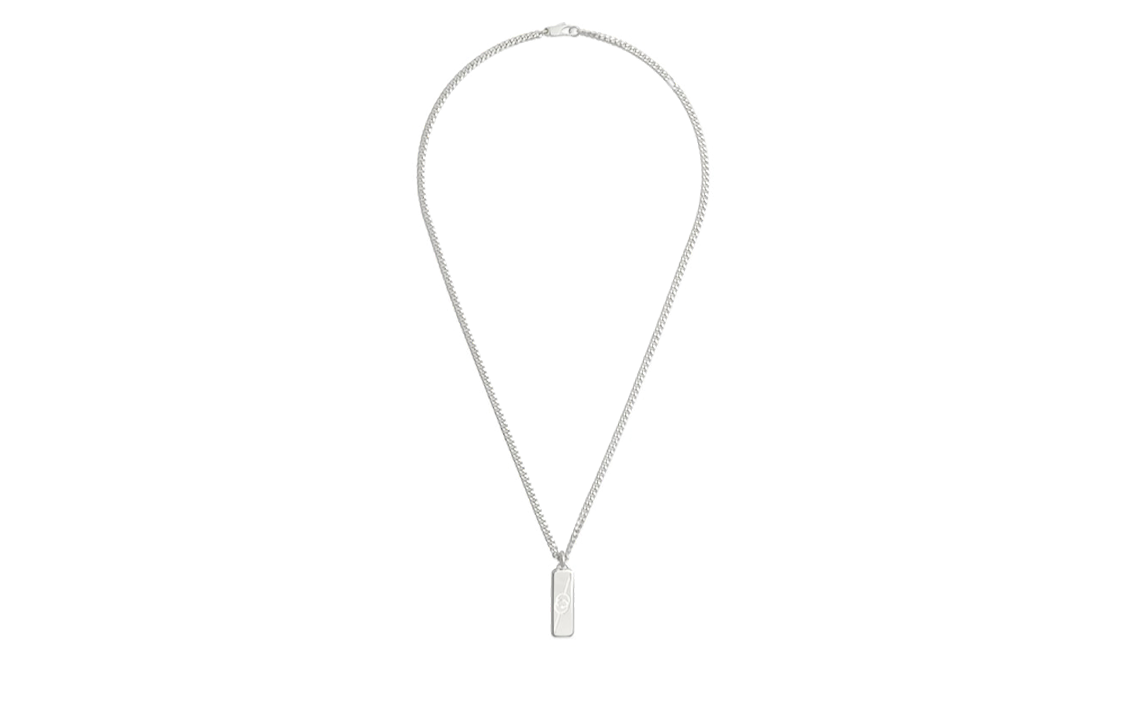 (Women) GUCCI Interlocking Double G 925 Silver Necklace for Women - Silver. 774055J84008106 圖 3