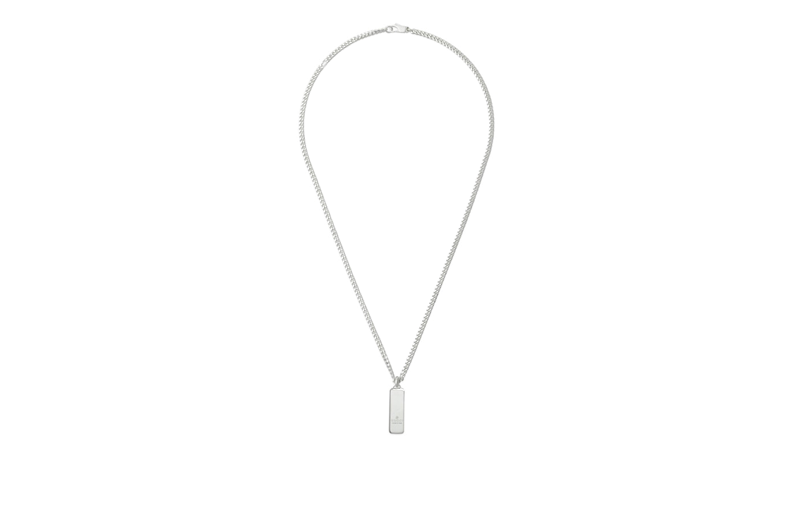 (Women) GUCCI Interlocking Double G 925 Silver Necklace for Women - Silver. 774055J84008106 圖 4