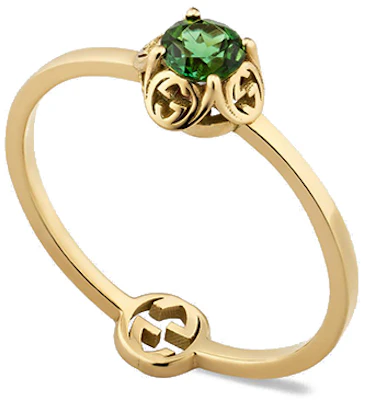 (W) Anillo GUCCI Doble G Entrelazado de Turmalina en Oro 18k para Mujer. 662428-J85H0-8268 Lookbook (W) Anillo GUCCI Doble G Entrelazado de Turmalina en Oro 18k para Mujer. 662428-J85H0-8268