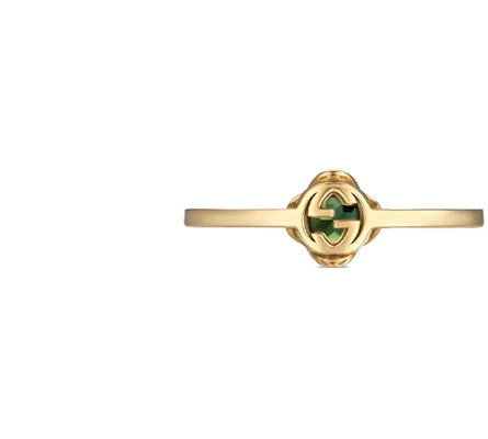 (W) Anillo GUCCI Doble G Entrelazado de Turmalina en Oro 18k para Mujer. 662428-J85H0-8268 Purchase (W) Anillo GUCCI Doble G Entrelazado de Turmalina en Oro 18k para Mujer. 662428-J85H0-8268