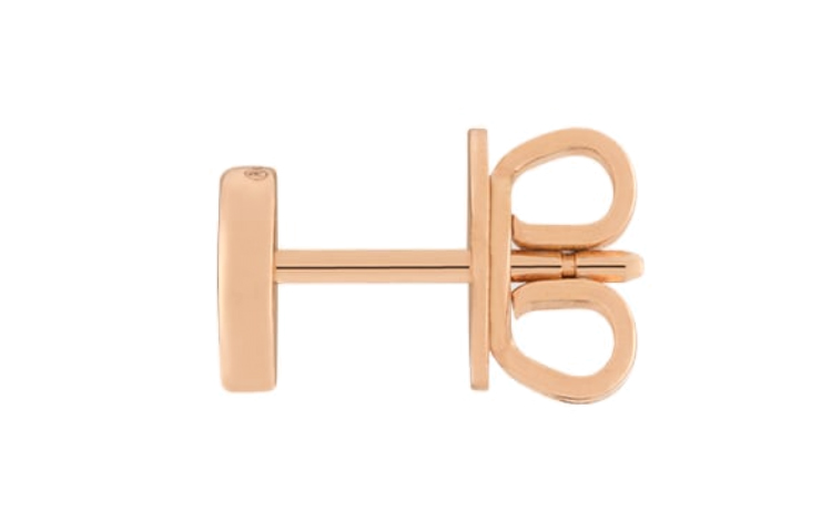 Lookbook (W) 古驰 18K玫瑰金G字双环耳环 玫瑰金色 748543J85005702