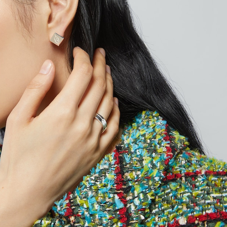 (Women) GUCCI Interlocking G 925 Silver Ring for Women. 774052J84008106 圖 5