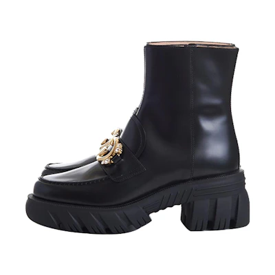 (W) Gucci Interlocking G Boot 'Nero'