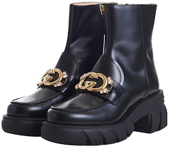 (W) Gucci Boot Interlocking G 'Nero' Hitam 700270-DKS00-1000 Lookbook (W) Gucci Boot Interlocking G 'Nero' Hitam 700270-DKS00-1000