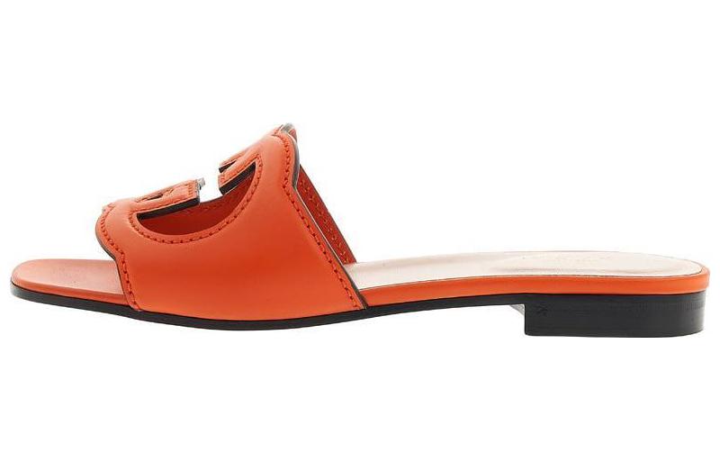 Buy (W) Gucci Interlocking G Cut-Out Slide Sandal ''Oranje Leer'' 694451-US000-7519