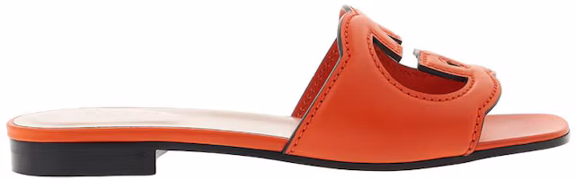 Order (W) Gucci Sandal G Gesper Terbuka 'Kulit Oranye' 694451-US000-7519