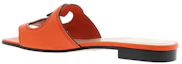 Lookbook (W) Gucci Interlocking G Cut-Out Slide Sandal ''Oranje Leer'' 694451-US000-7519