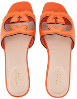 Purchase (W) Gucci Sandal G Gesper Terbuka 'Kulit Oranye' 694451-US000-7519