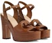 Lookbook (W) Sandal Gucci Interlocking G Potongan 'Kulit Cuir' 730022-US000-2535