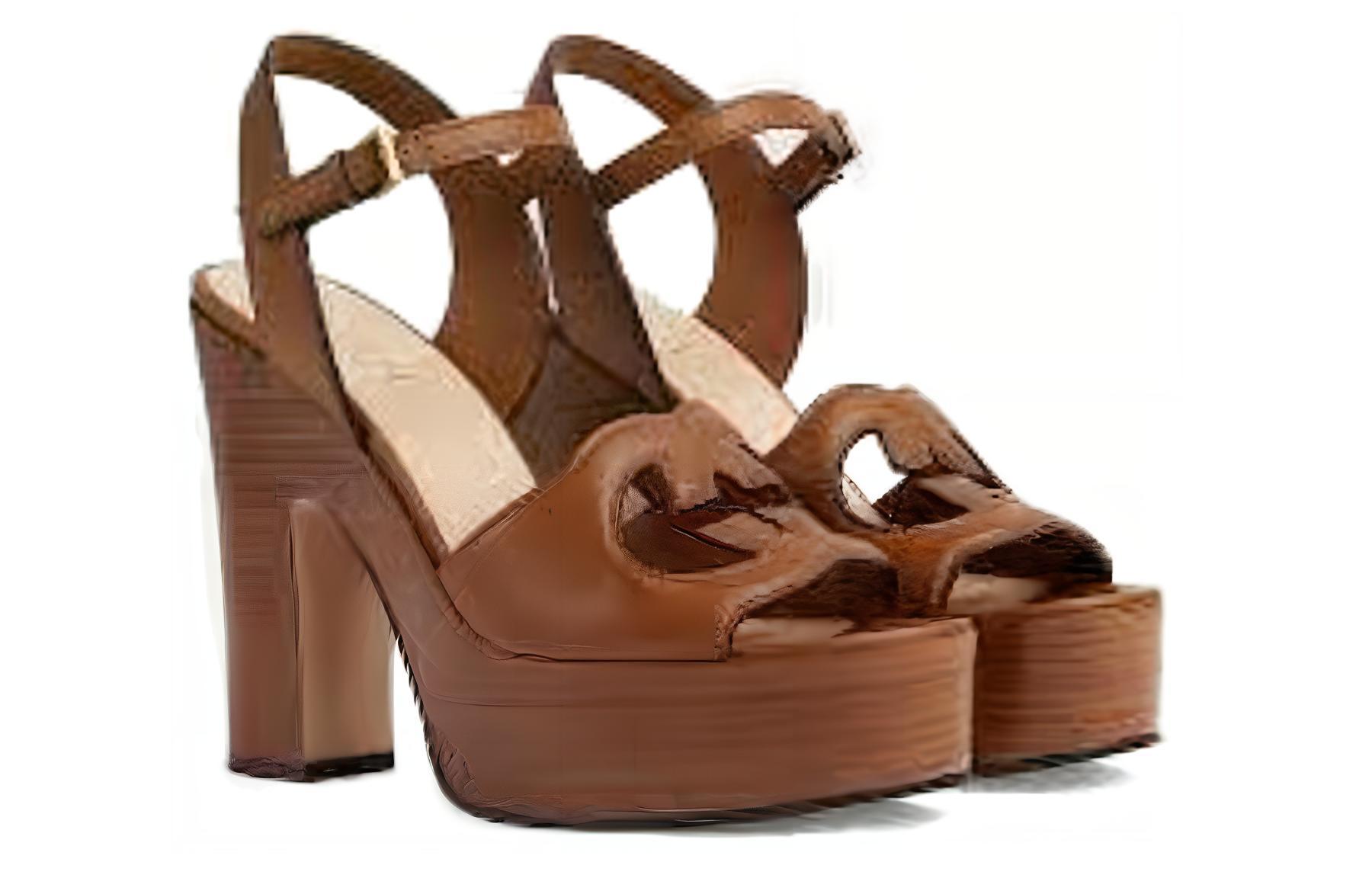 Lookbook (W) Sandalia Gucci Interlocking G Cut Out 'Cuero Leather' 730022-US000-2535