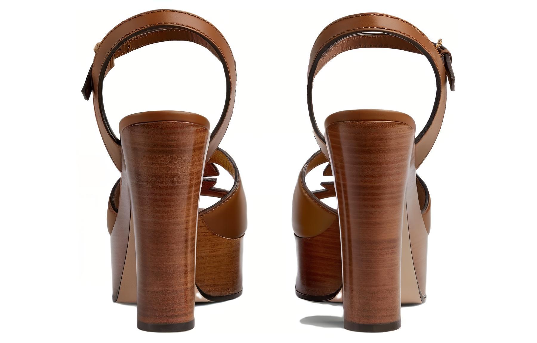 Purchase (W) Sandalia Gucci Interlocking G Cut Out 'Cuero Leather' 730022-US000-2535
