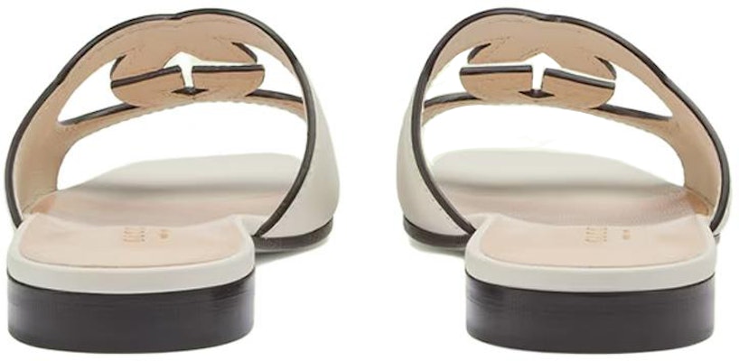 (Women) Gucci Interlocking G cut-out slide sandal 'White Leather' 694451-US000-9022 Purchase (Women) Gucci Interlocking G cut-out slide sandal 'White Leather' 694451-US000-9022