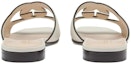 Purchase (W) Sandal Slides Gucci Reka Bentuk G 'Kulit Putih' 694451-US000-9022