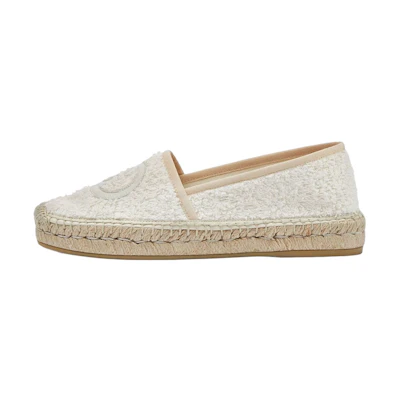 (W) Gucci Interlocking G Espadrille 'White'