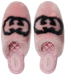 GUCCI古馳 露跟套腳 時尚涼拖 女款 粉色 Lookbook GUCCI古馳 露跟套腳 時尚涼拖 女款 粉色