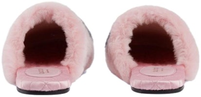 (W) 구찌 GG 퍼 슬리퍼 핑크 블랙 (Gucci GG Fur Slippers Pink Black) 719847-AAAUL-8440 Shop (W) 구찌 GG 퍼 슬리퍼 핑크 블랙 (Gucci GG Fur Slippers Pink Black) 719847-AAAUL-8440