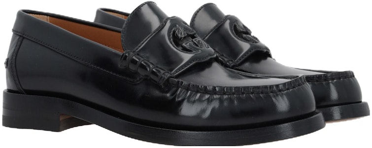 (W) Gucci Sepatu Loafers G Saling Kunci 'Hitam' 738676-17X00-1000 Lookbook (W) Gucci Sepatu Loafers G Saling Kunci 'Hitam' 738676-17X00-1000