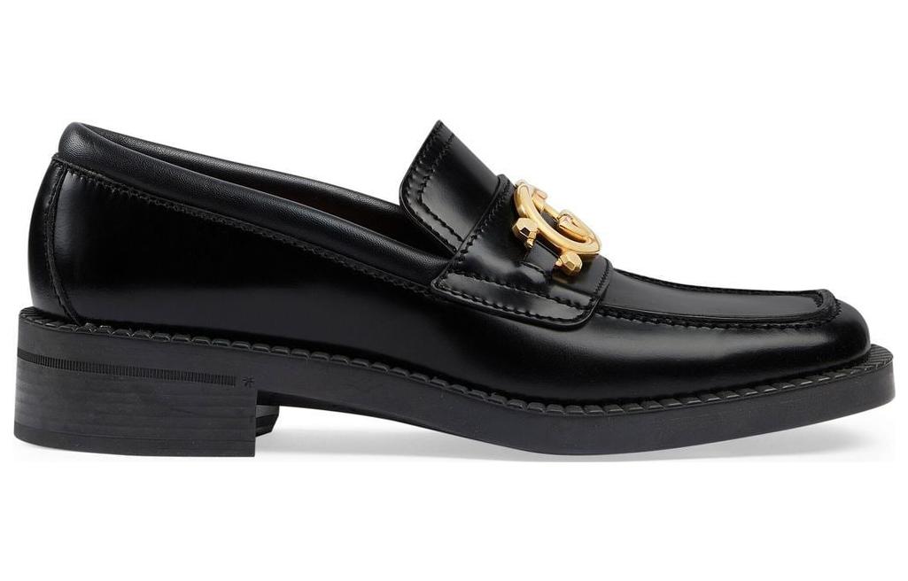 Order (W) Mocassini Gucci Interlocking G in Pelle Nera 701791-10R60-1000