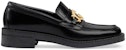 (W) Gucci Interlocking G Loafers Kulit Hitam 701791-10R60-1000