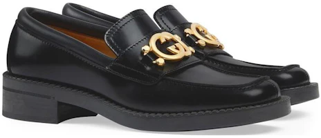 Lookbook (W) Sepatu Loafer Kulit Hitam Gucci Interlocking G 701791-10R60-1000