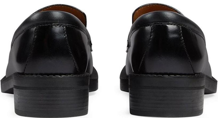 (W) グッチ GGローファー ブラックレザー 701791-10R60-1000 Purchase (W) グッチ GGローファー ブラックレザー 701791-10R60-1000