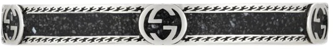 (Women) GUCCI Interlocking G Pattern 925 Silver Bracelet for Women. YBA645570003 (Women) GUCCI Interlocking G Pattern 925 Silver Bracelet for Women. YBA645570003