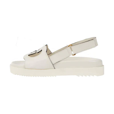 (W) Gucci Interlocking G Sandal 'White'