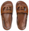 Purchase (W) 古驰双G标志皮革凉鞋 738687-US000-2535