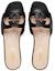 Lookbook (W) Sandal Gucci G Salit Bulu Domba 'Hitam' 694451-US000-1000