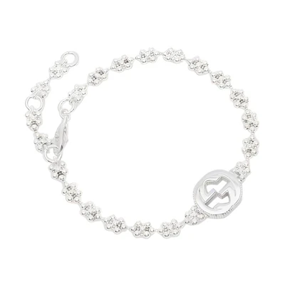 (Women) GUCCI Interlocking G Sterling Silver Bracelet Silver 481687-J8400-8106