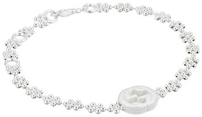 (W) GUCCI インターロッキングG スターリングシルバー ブレスレット シルバー 481687-J8400-8106 Lookbook (W) GUCCI インターロッキングG スターリングシルバー ブレスレット シルバー 481687-J8400-8106