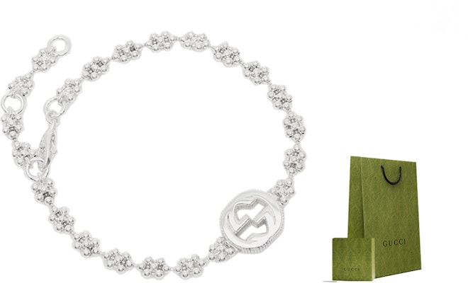 (W) GUCCI インターロッキングG スターリングシルバー ブレスレット シルバー 481687-J8400-8106 Shop (W) GUCCI インターロッキングG スターリングシルバー ブレスレット シルバー 481687-J8400-8106