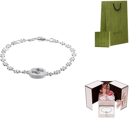 (W) GUCCI インターロッキングG スターリングシルバー ブレスレット シルバー 481687-J8400-8106 Details for (W) GUCCI インターロッキングG スターリングシルバー ブレスレット シルバー 481687-J8400-8106