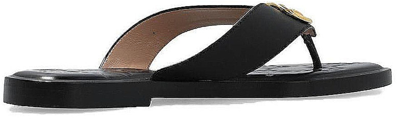 (Women) Gucci Interlocking G thong sandal 'Black Leather' 695207-A3N00-1000 Lookbook (Women) Gucci Interlocking G thong sandal 'Black Leather' 695207-A3N00-1000