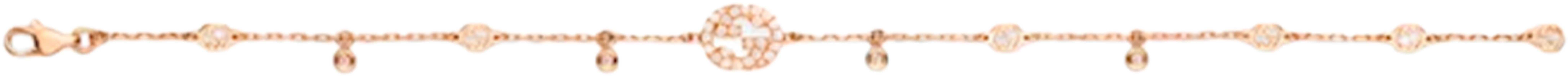 (Women) GUCCI Interlocking Logo 18K Rose Gold Diamond Bracelet for Women - Rose Gold. 729403J85405702 Lookbook (Women) GUCCI Interlocking Logo 18K Rose Gold Diamond Bracelet for Women - Rose Gold. 729403J85405702
