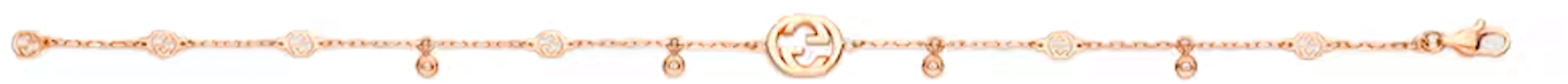 (Women) GUCCI Interlocking Logo 18K Rose Gold Diamond Bracelet for Women - Rose Gold. 729403J85405702 Shop (Women) GUCCI Interlocking Logo 18K Rose Gold Diamond Bracelet for Women - Rose Gold. 729403J85405702