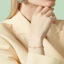 Purchase (Women) GUCCI Interlocking Logo 18K Rose Gold Diamond Bracelet for Women - Rose Gold. 729403J85405702