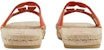 (W) Gucci Selipar Interlocking 'Oren' 725830-US000-7519